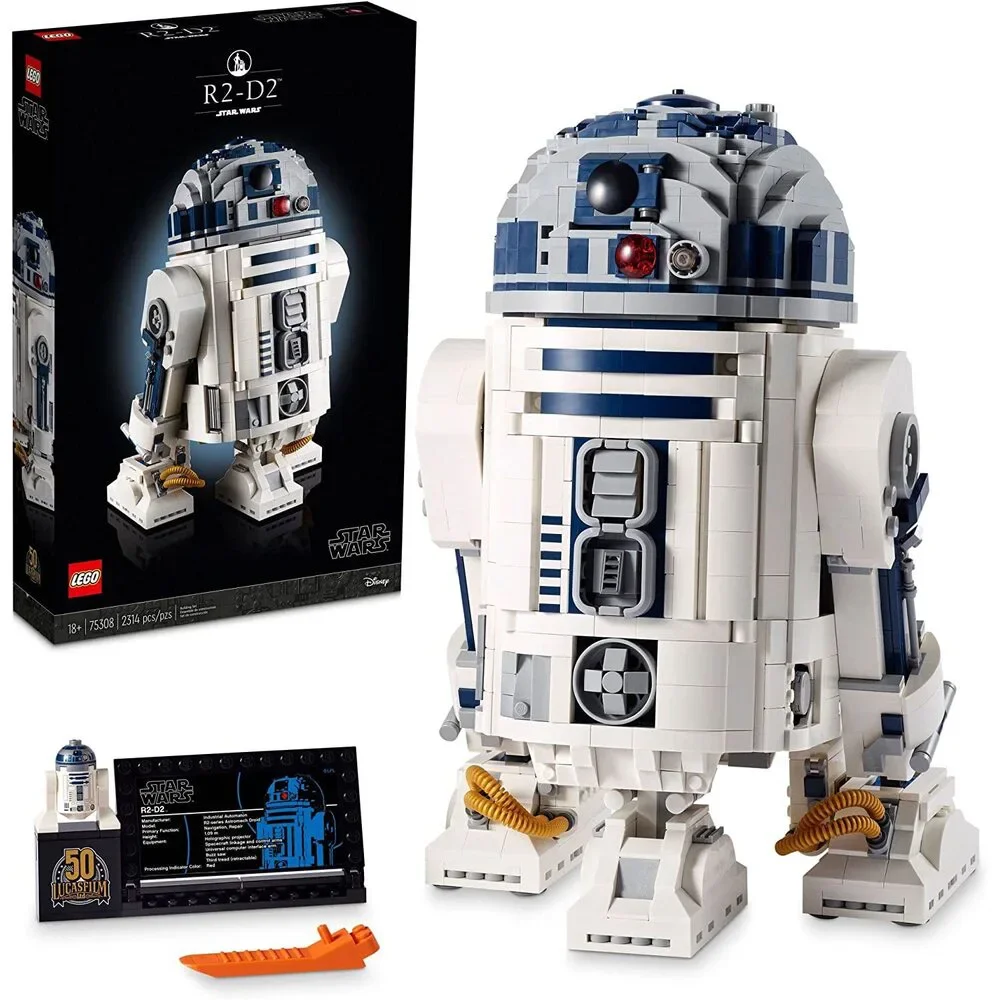 LEGO Star Wars R2-D2 Collectible Building Model 75308 (Retired Soon)